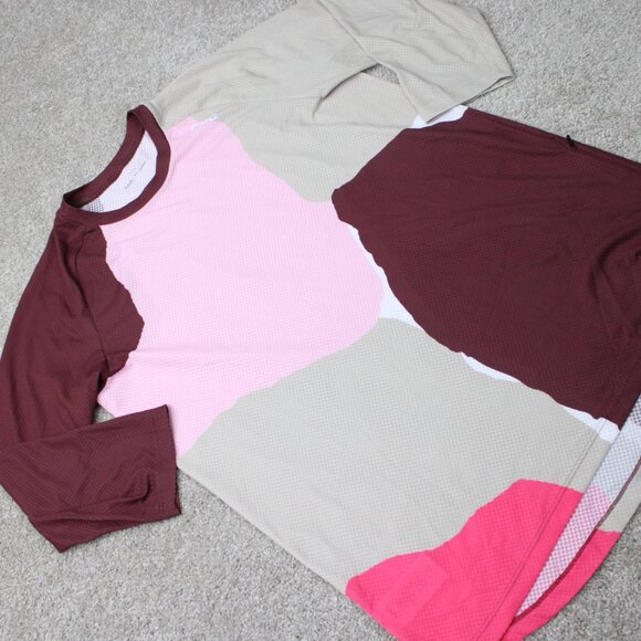 POC Pure Cycling Shirt Mens 2XL XXL Pink/Red/Beige 3/4 Sleeve MTB Bike Jersey - Picture 9 of 16